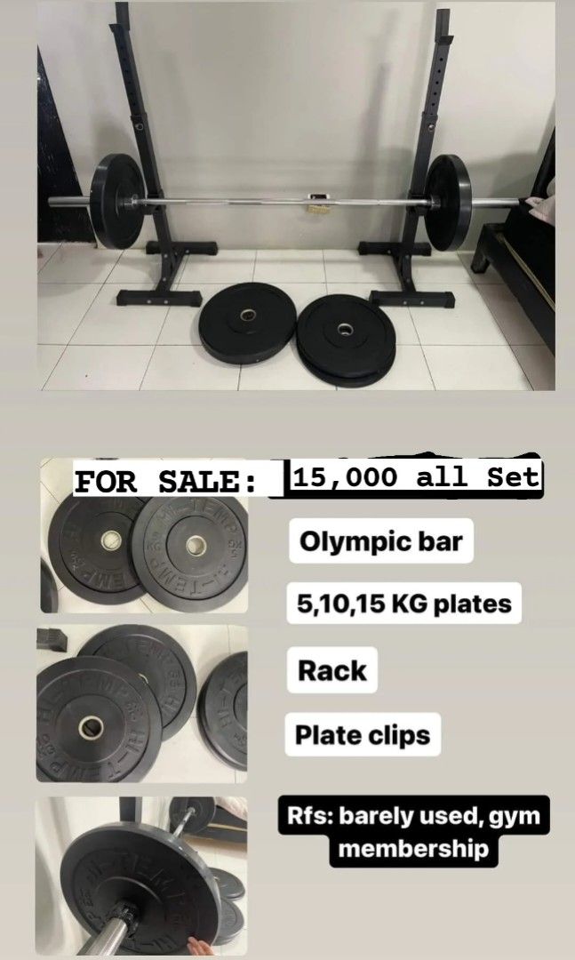 Used olympic 2025 bar for sale