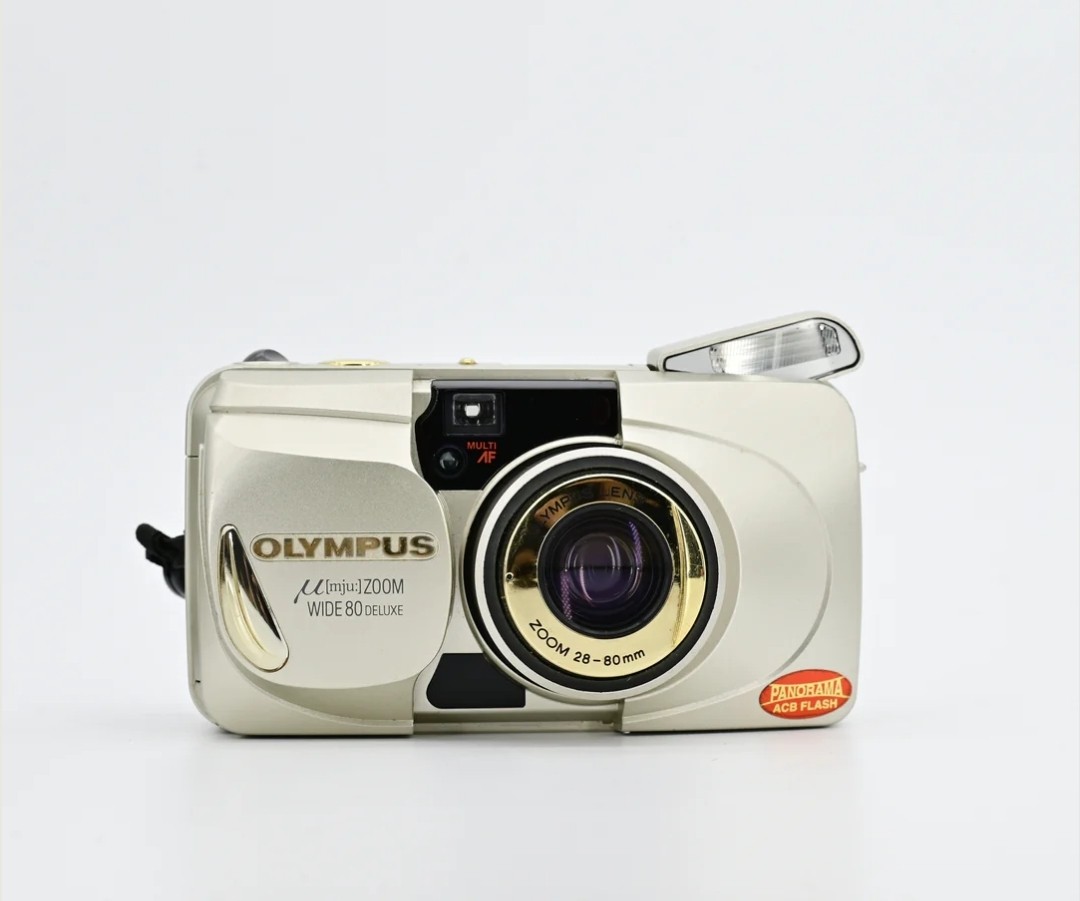 OLYMPUS MJU ZOOM WIDE 80 DELUXE, 攝影器材, 相機- Carousell