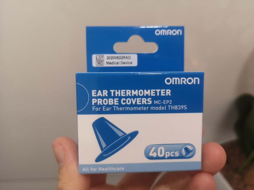 Omron Ear Thermometer Probe Covers TH839S, 40pcs, Omron
