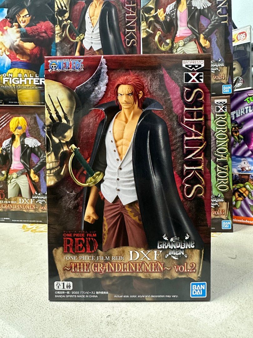 One Piece Flim Red DXF The Grandline Men Vol. 2 Shanks Figure – Lil  Thingamajigs Hive