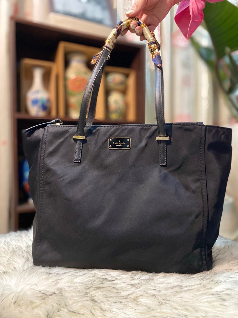 Kate Spade New York Nylon Tote Bag - Black Totes, Handbags - WKA359344 |  The RealReal