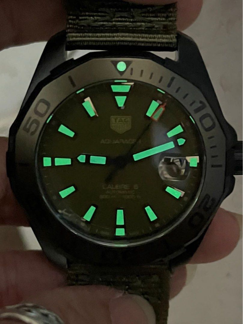 Tag heuer army green watch clearance