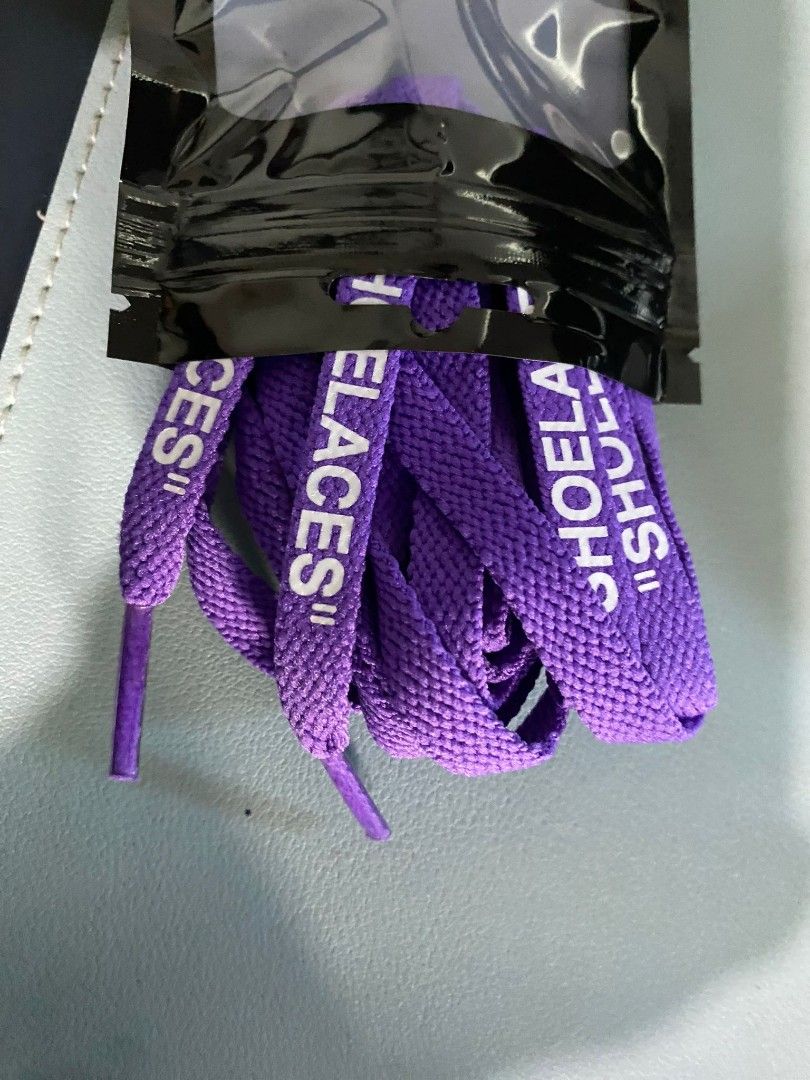 Purple off white laces hot sale