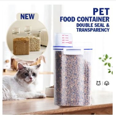 Double dog food container top