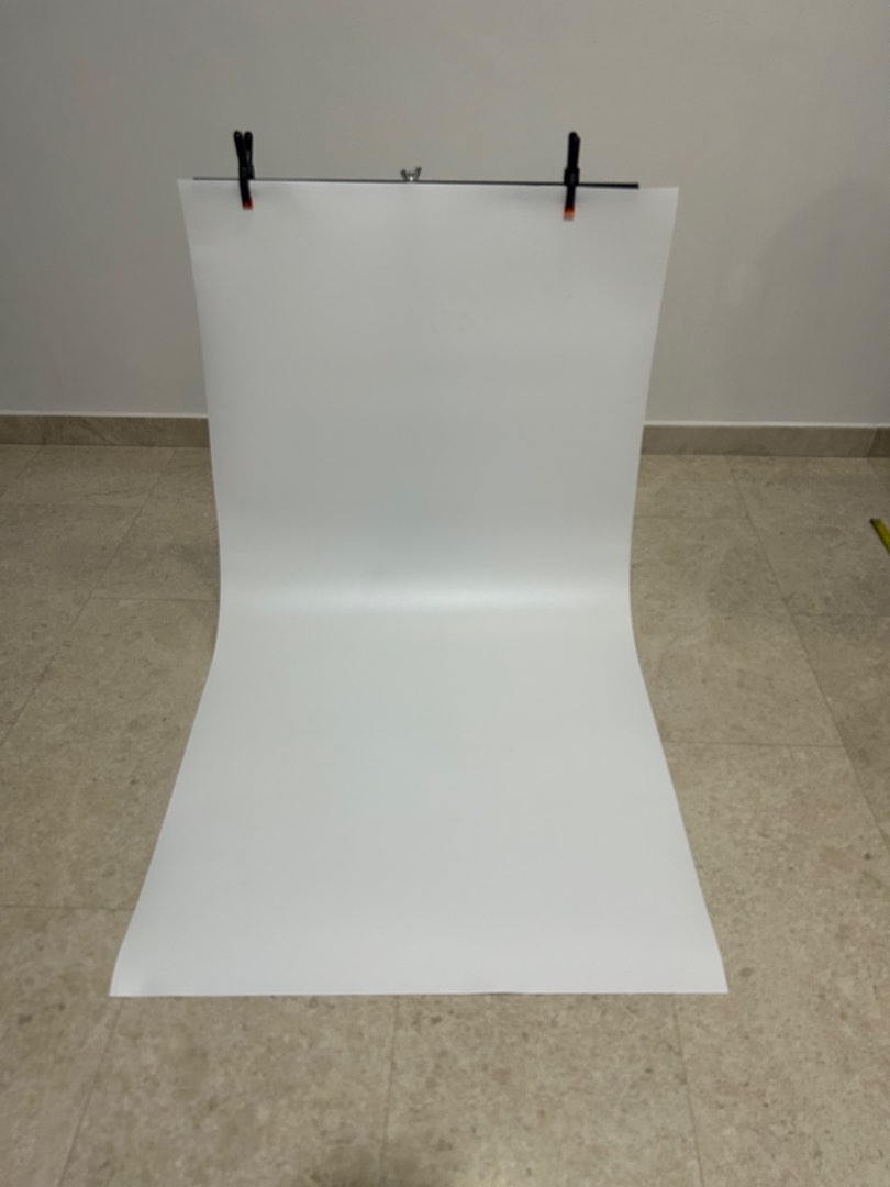 Photography Background Stand and white Backdrop, Photography