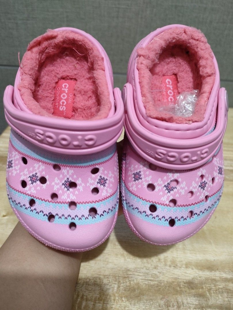 Pink Crocs, Babies u0026 Kids, Babies u0026 Kids Fashion on Carousell