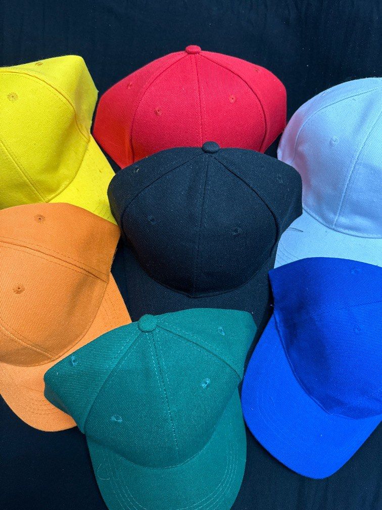 Coloured sale baseball caps