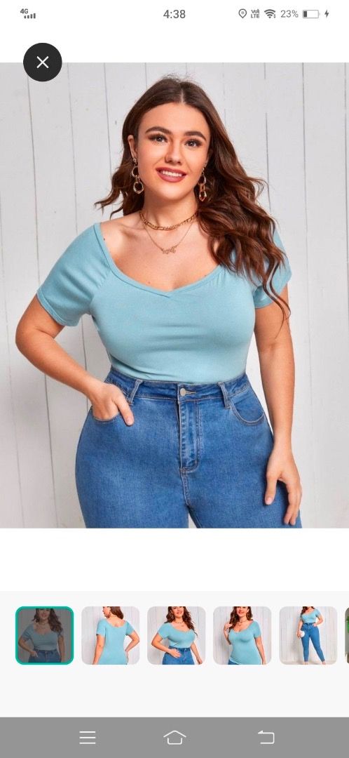 Shein Curve plus size 3X Womens's Shirt / top Polyester
