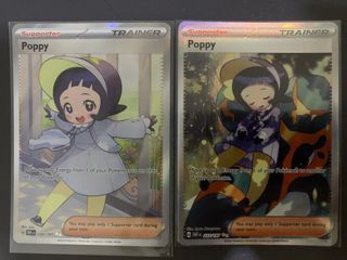 Poppy Special Illustration Rare Trainer 227/197 Obsidian Flames Mint PSA 7