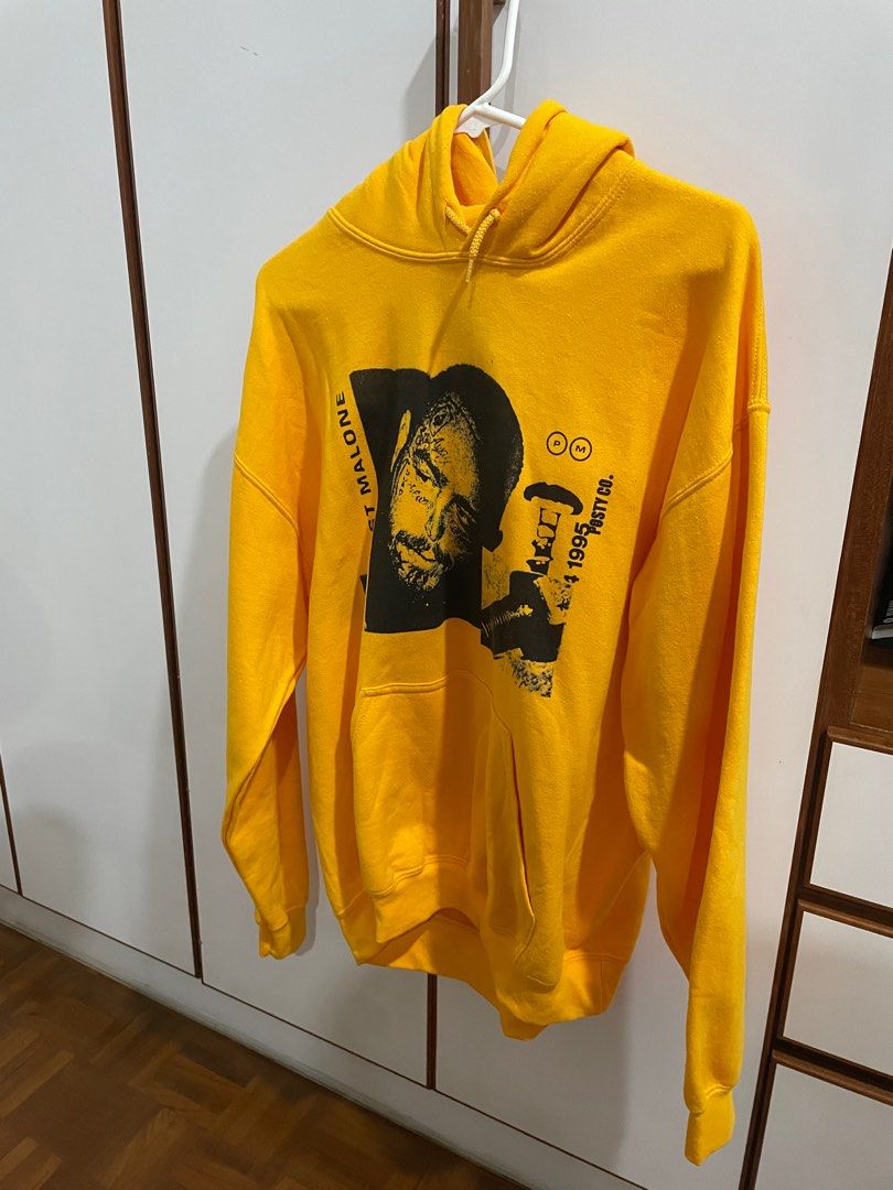 Post Malone Posty Co Yellow Hoodie