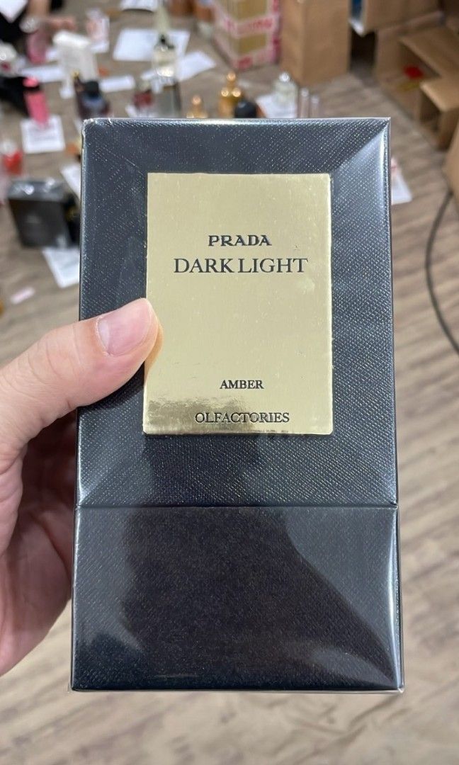 Prada dark light amber top