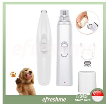 Professional Electric Pet Nail Grinder Fur Trimmer Clipper Dog