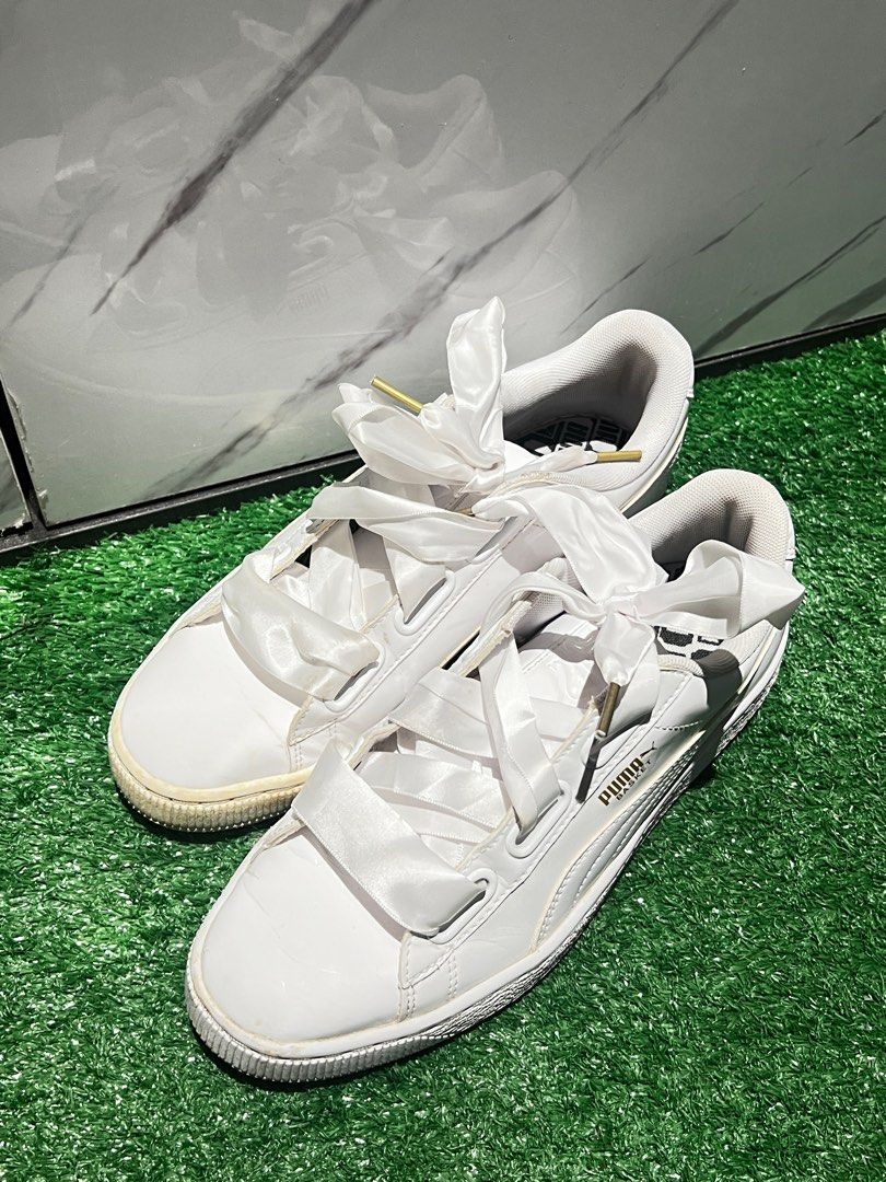 Vikky ribbon cheap patent women's sneakers
