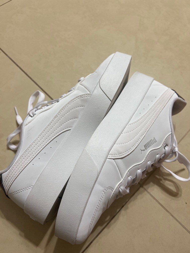 Puma sneakers white Women s Fashion Footwear Sneakers on