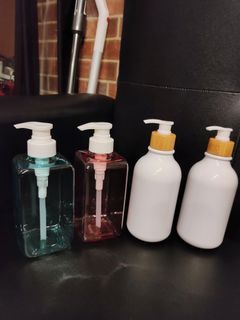 BRAND NEW 4pc. Pump bottle set 500ml