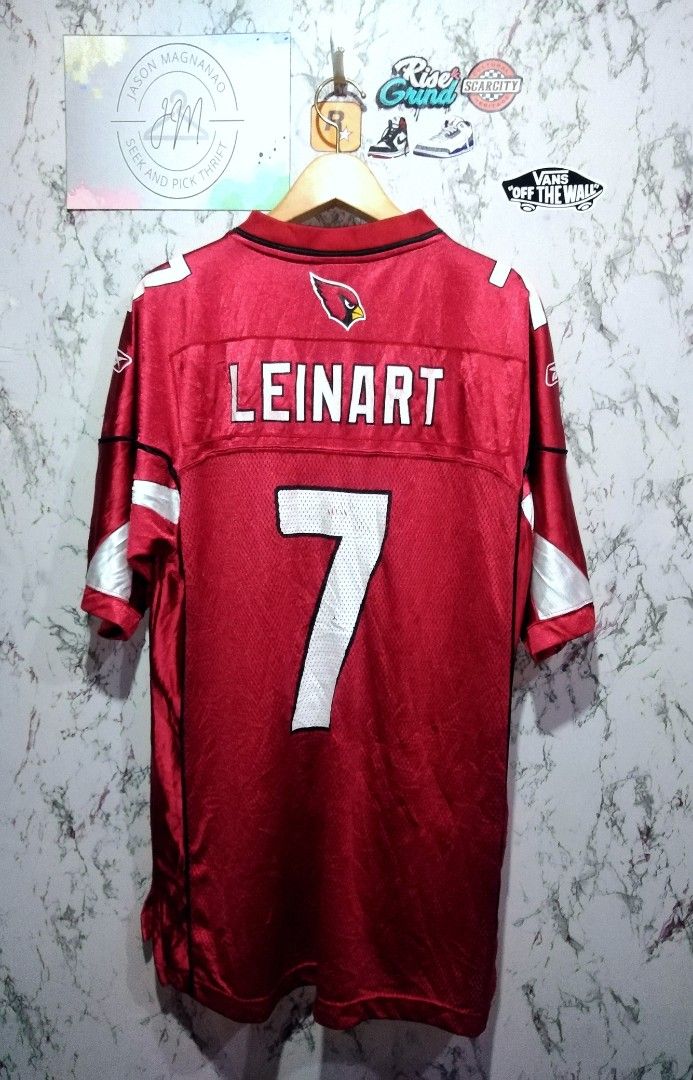 Arizona Cardinals NFL Reebok Leinhart #7 Football Jersey Men's M
