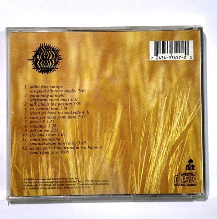 R.E.M. EPONYMOUS CD THEIR BEST HITS NEW WAVE ALTERNATIV E ROCK