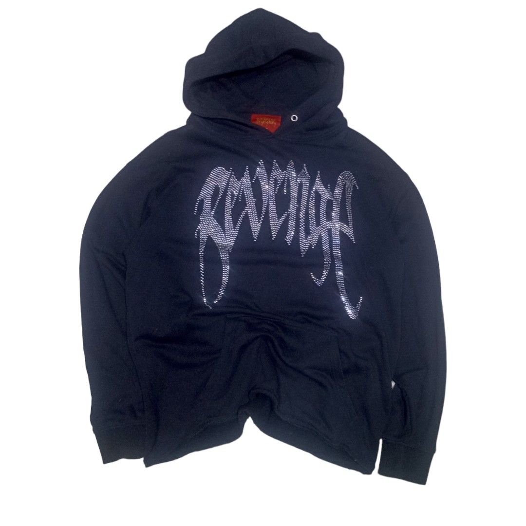 Revenge top rhinestone hoodie