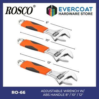 RO-66 Rosco Adjustable Wrench w/ ABS Handle 8" / 10" / 12"