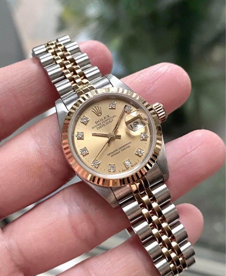 Rolex two cheap tone women