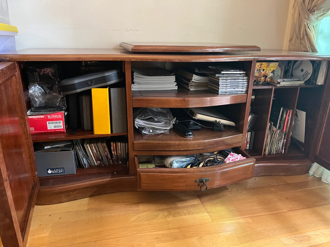Rosewood TV console, Furniture & Home Living, Furniture, TV Consoles on