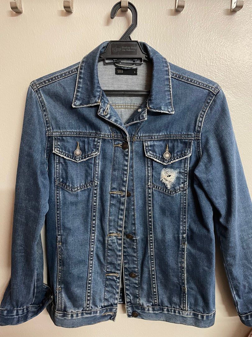 Seed denim jacket store