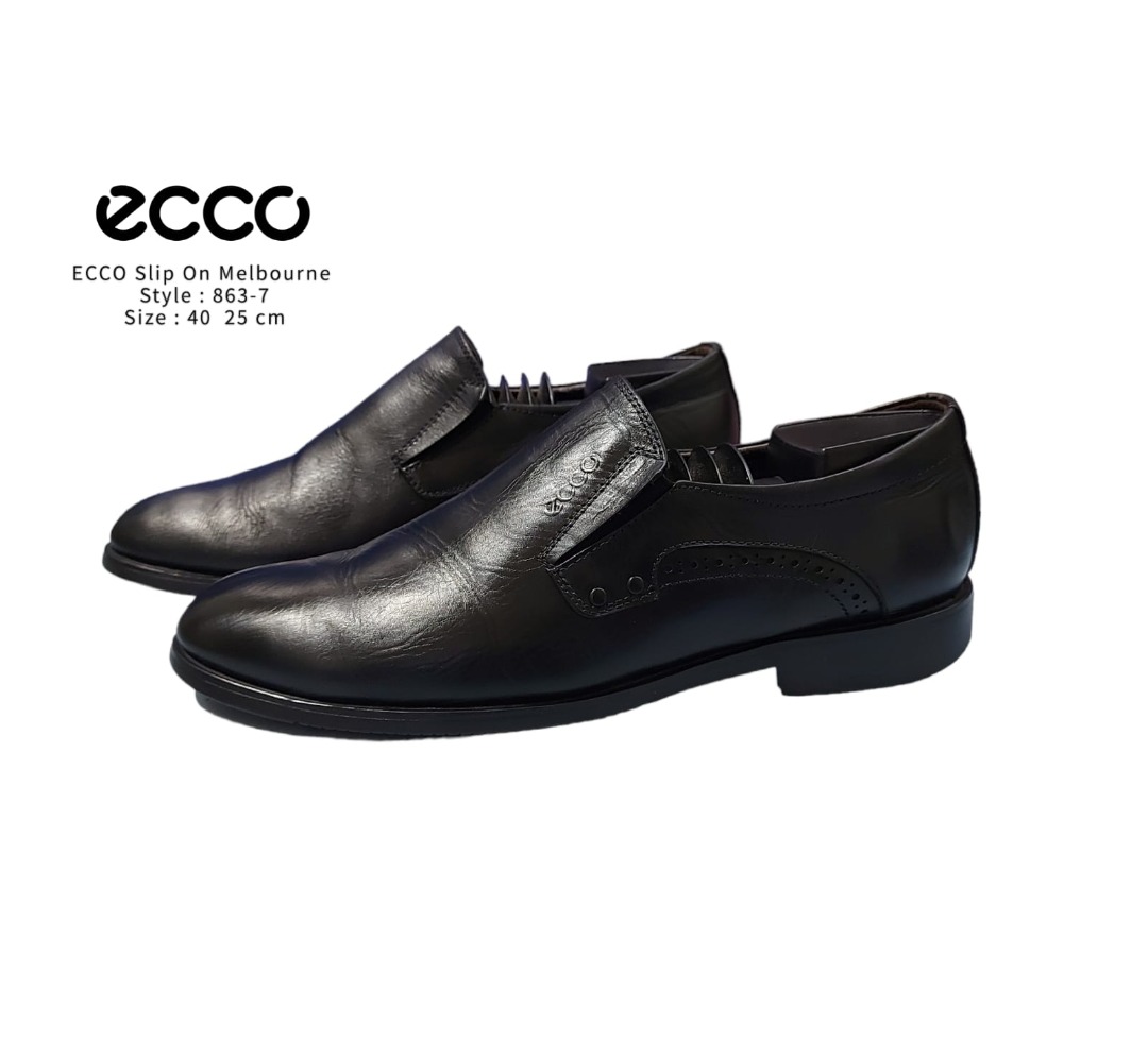 Ecco melbourne clearance plain toe slip