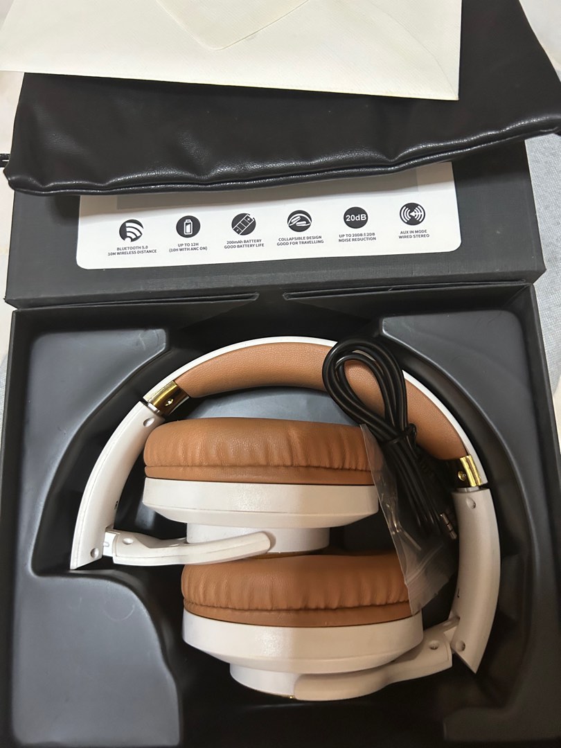 Shenoy Active Noise Cancelling Headphones, Audio, Headphones & Headsets on Carousell