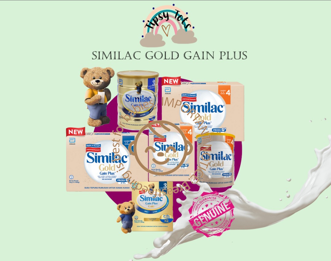 Similac Stage 3/4 - Refill & Tin. Gain Plus Gold / Gain Kid Gold ...