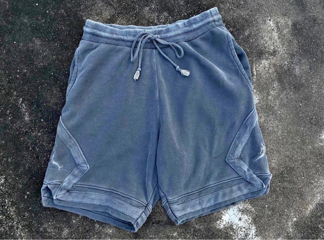Jordan washed diamond fleece shorts top