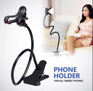 Smarthphone holder 360° clip rotation Phone Clip  Universal Adjustable Cell Mobile Phone Table Clip Holder Clamp For Desk