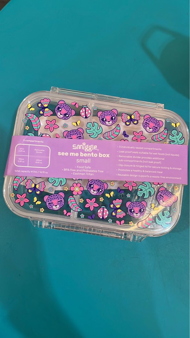 Smiggle Bento lunch box original on Carousell