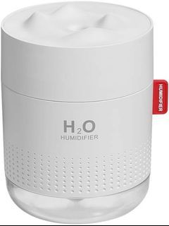 Snow Mountain H2O USB Humidifier - White Cool Mist Office Home Kitchen Table Small Cute