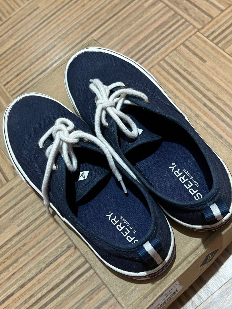 Sperry top sider sales women's navy blue