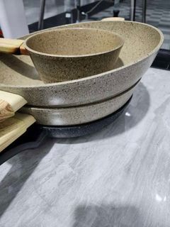 STEIN Cookware Panci GERMAN ANTI-LENGKET (6 Layer Granite German Greblon)