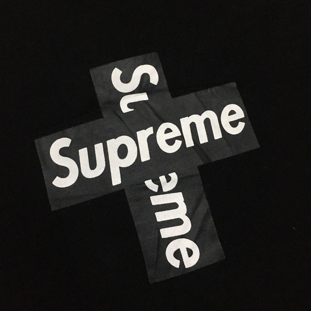 Supreme cross logo shirt
