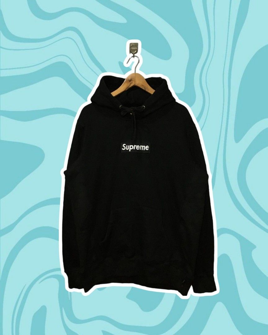 Supreme box logo outlet hoodie grailed