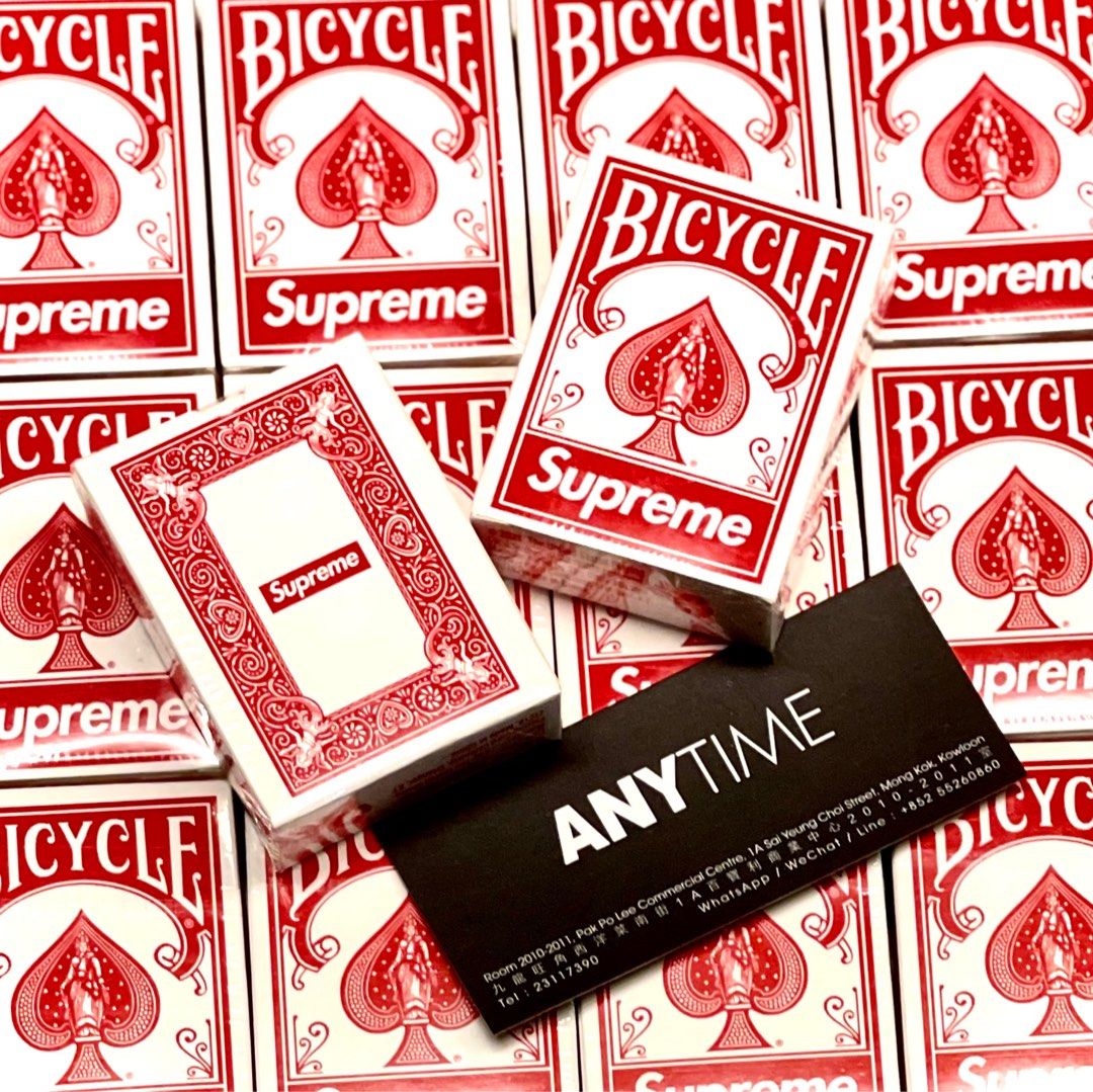 Supreme x Bicycle Mini Playing Cards, 興趣及遊戲, 玩具& 遊戲類