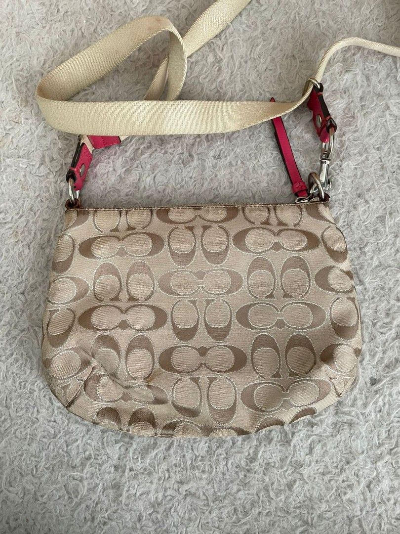 Harga NETT Tas Coach Signature Kanvas Sling Bag