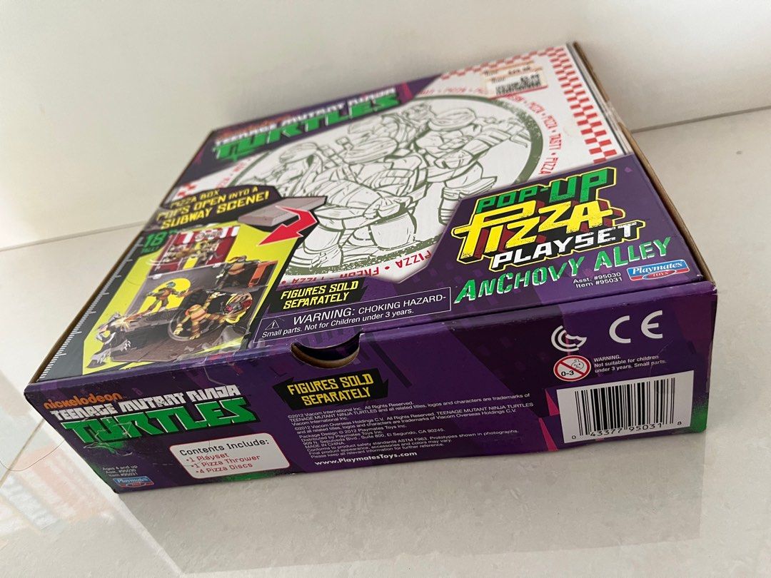 Teenage Mutant Ninja Turtles TMNT Pop Up Pizza Anchovy Alley Playset