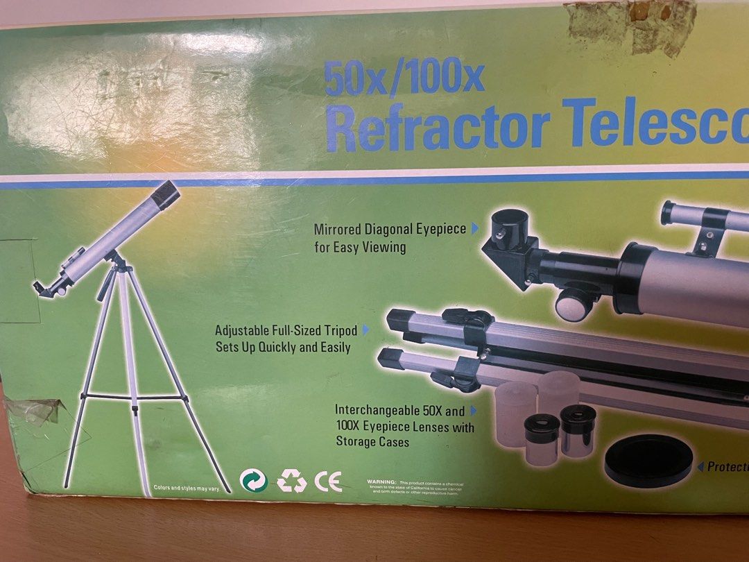 50x 100x refractor telescope 2025