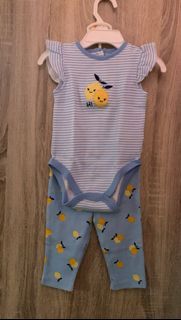 Terno onesie and leggings • 6-9 months