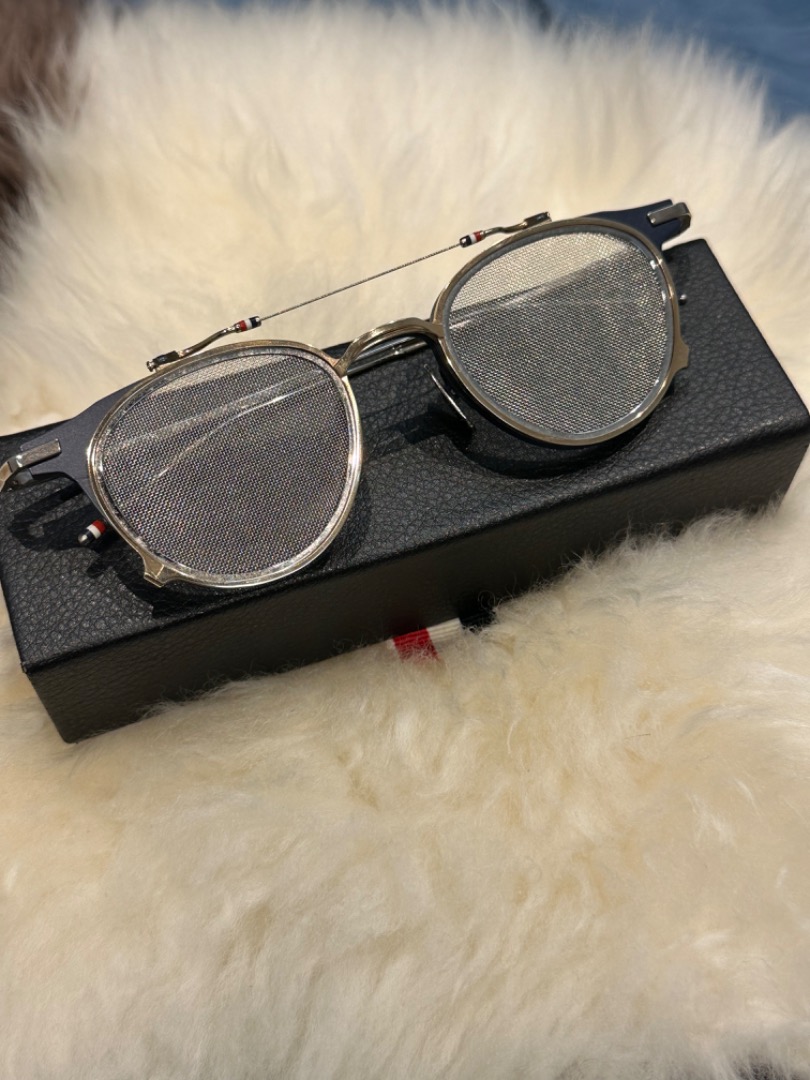 Thom browne sunglasses 太陽眼鏡TB814 - MATTE NAVY AND WHITE GOLD