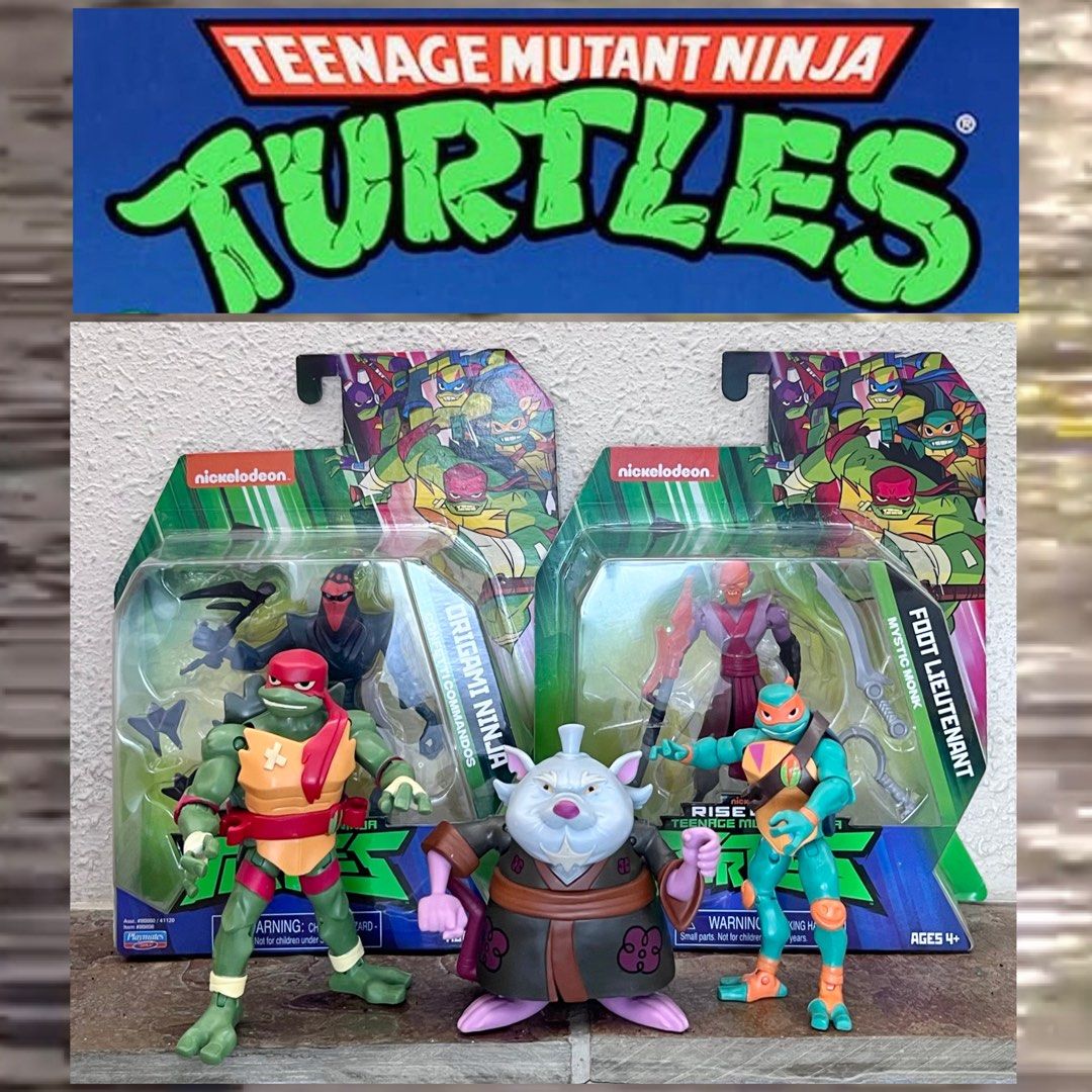 TMNT Rise of Teenage Mutant Ninja Turtles Action Figures by Playmates ...