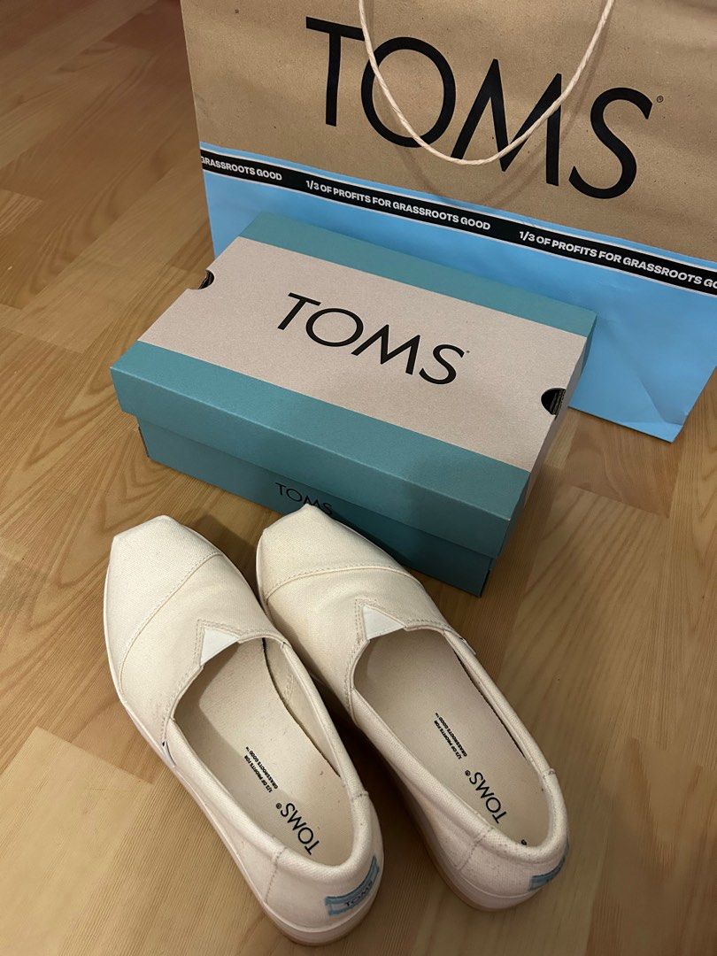 Toms natural canvas on sale