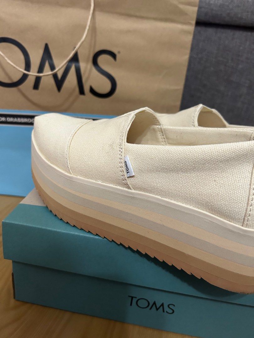 TOMS Alp Platform Natural Canvas