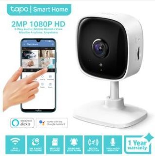 TP Link CCTV Camera Tapo C100 1080P HD Security Indoor Baby Surveillance CCTV Camera | Two-way Audio mini camera