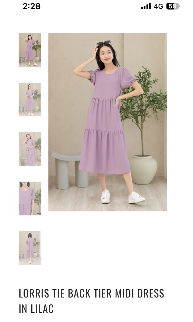 Purple new arrivals sunday dress