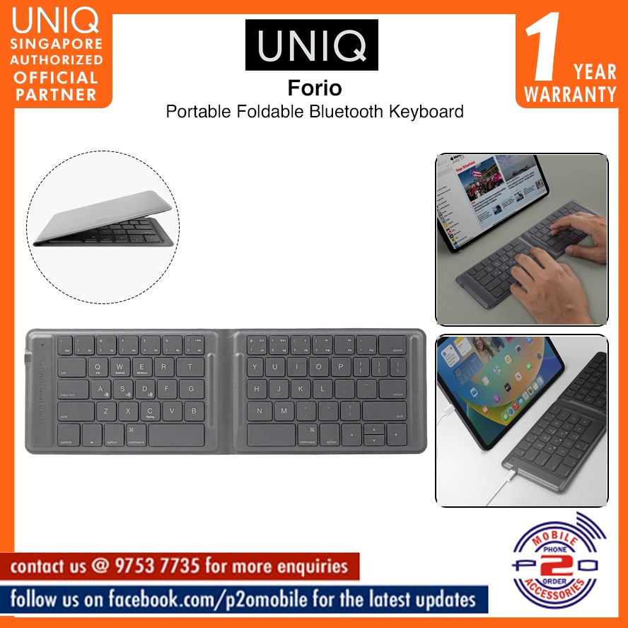 Uniq Forio Teclado Plegable con conexión Bluetooth