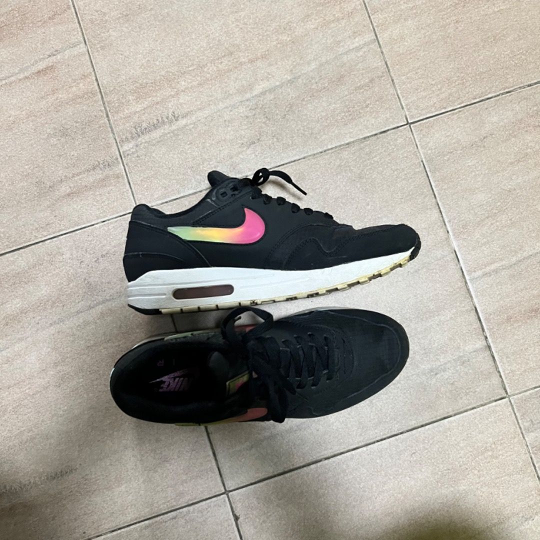 UNISEX nike air max black rainbow swish Women s Fashion Footwear